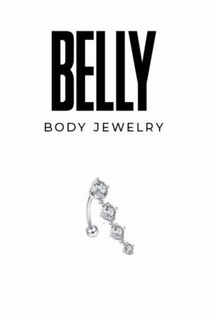 Falling Gems Belly Ring