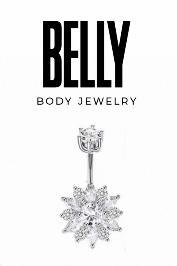 Snowflake Belly Ring