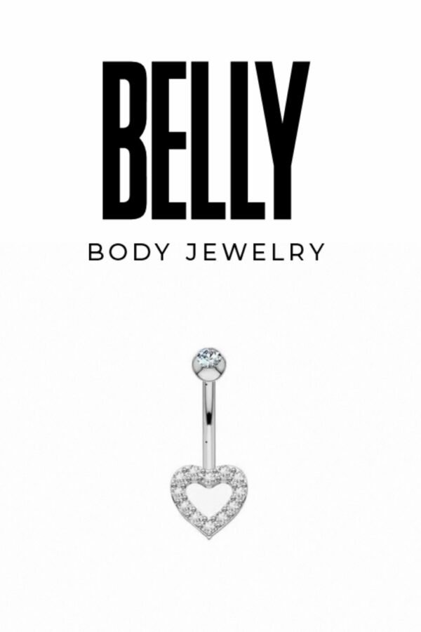 Halo Heart Belly Ring