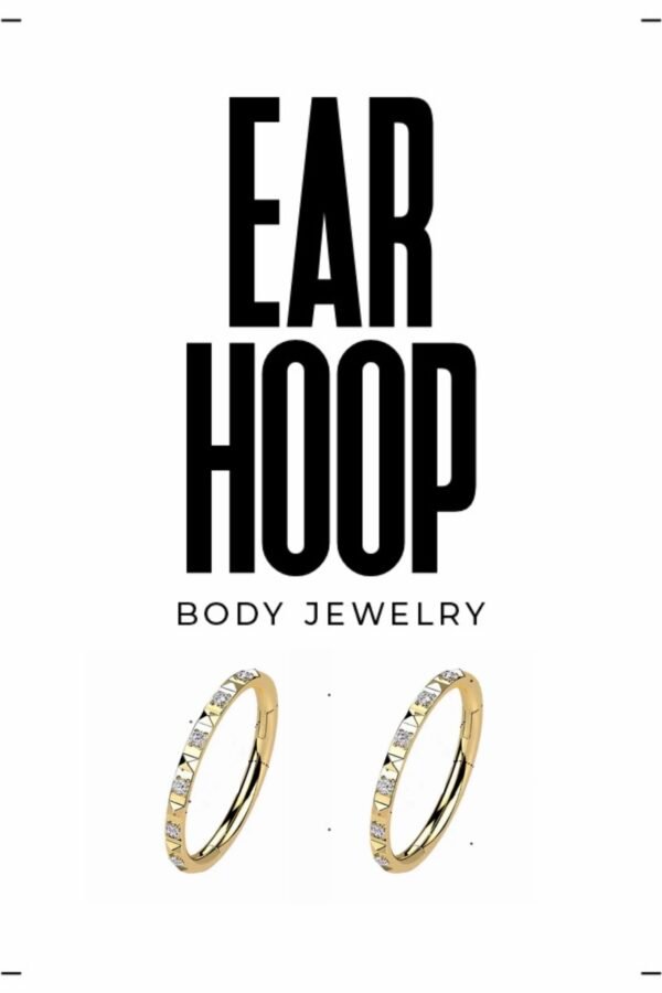 Rivet Clicker Ear Hoop Set