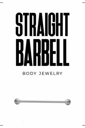 Textured Ball Straight Barbell Set