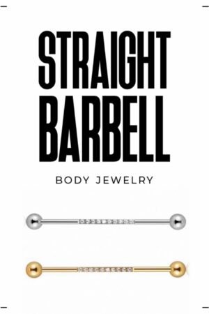 Inlaid Straight Barbell Set