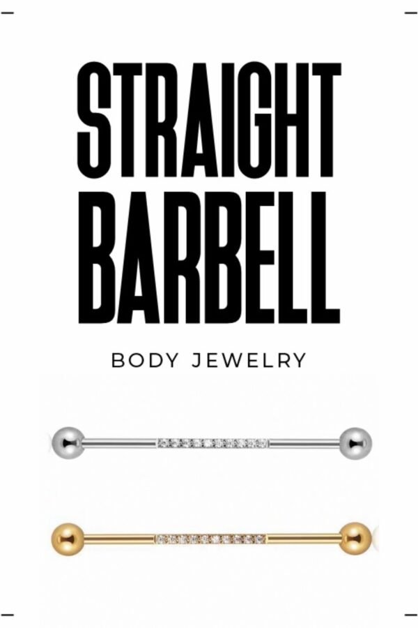 Inlaid Straight Barbell Set