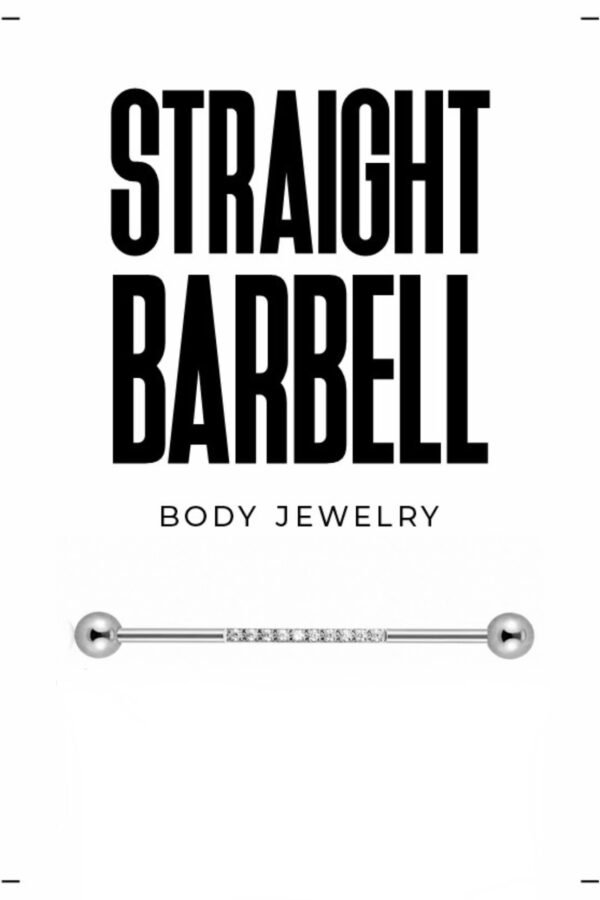 Inlaid Straight Barbell