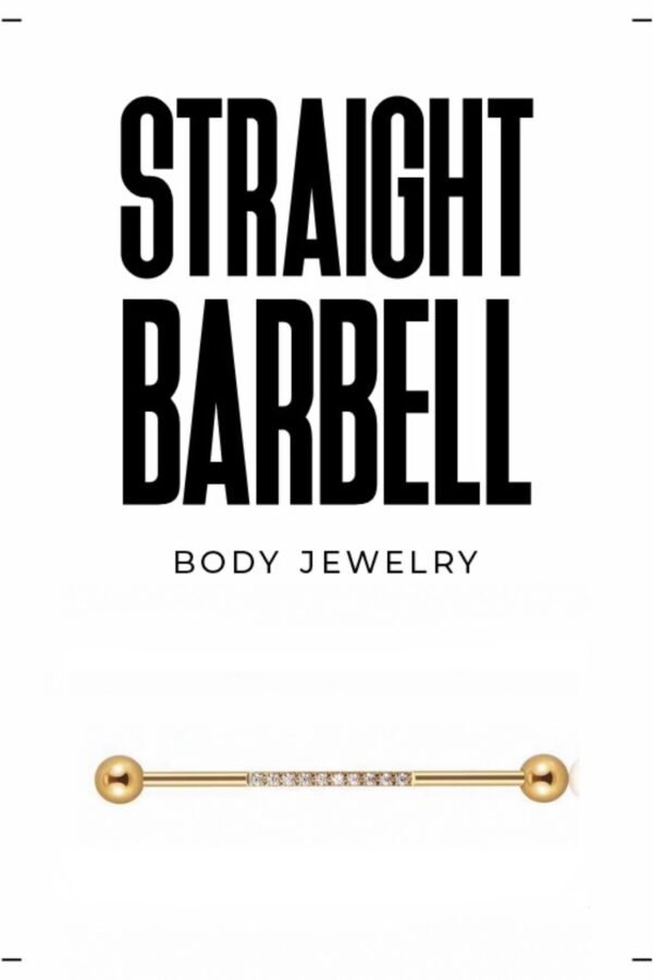 Inlaid Straight Barbell