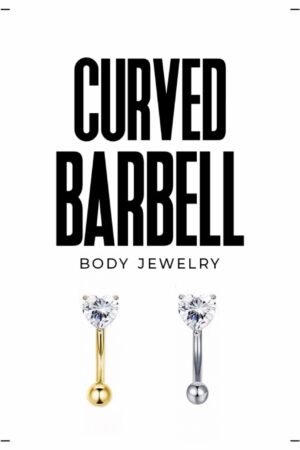 Heart Curved Barbell Set