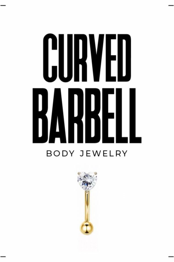 Heart Curved Barbell