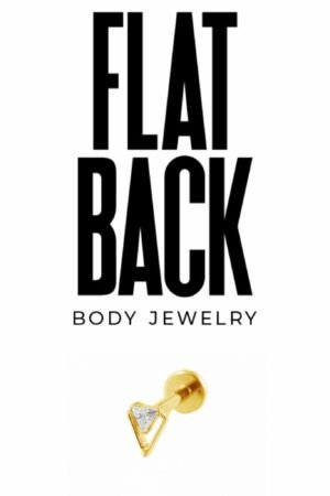 V-Shape Gem Flat Back