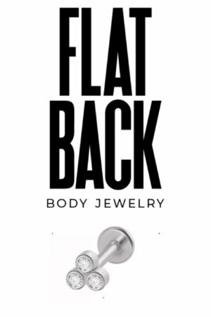 Triple Crystal Flat Back