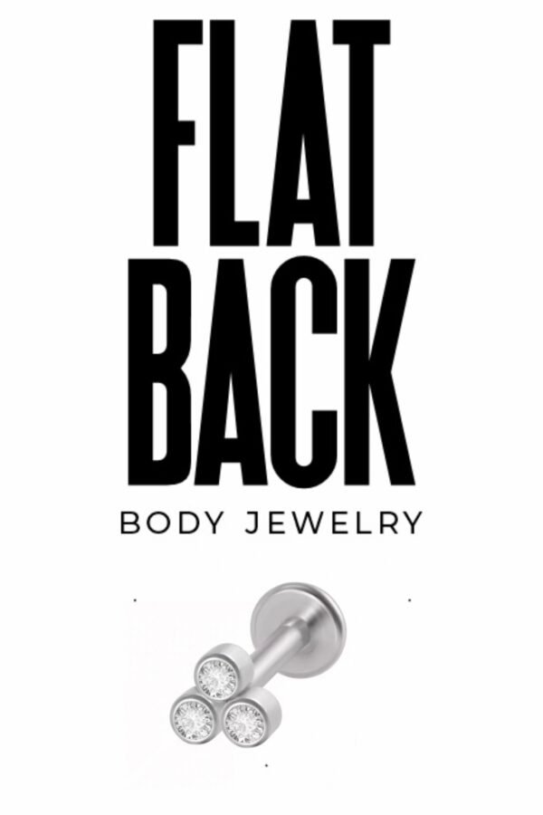 Triple Crystal Flat Back