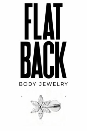 Marquise Daisy Flat Back