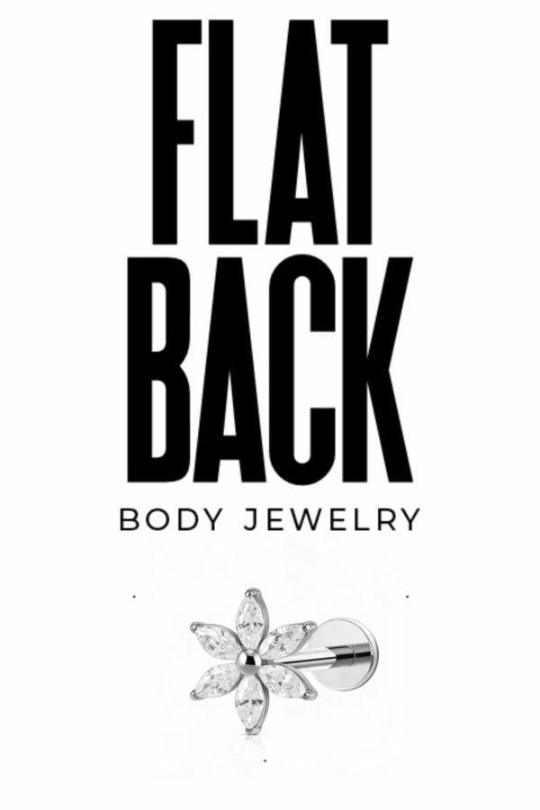 Marquise Daisy Flat Back