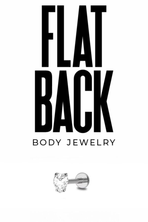 Heart Crystal Flat Back