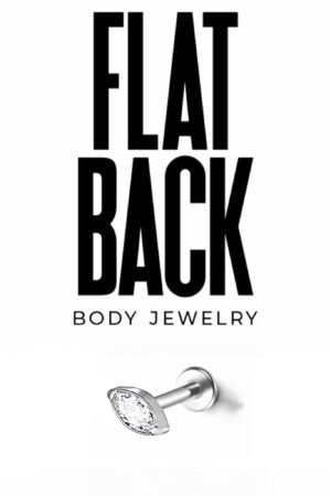 Oval Crystal Flat Back