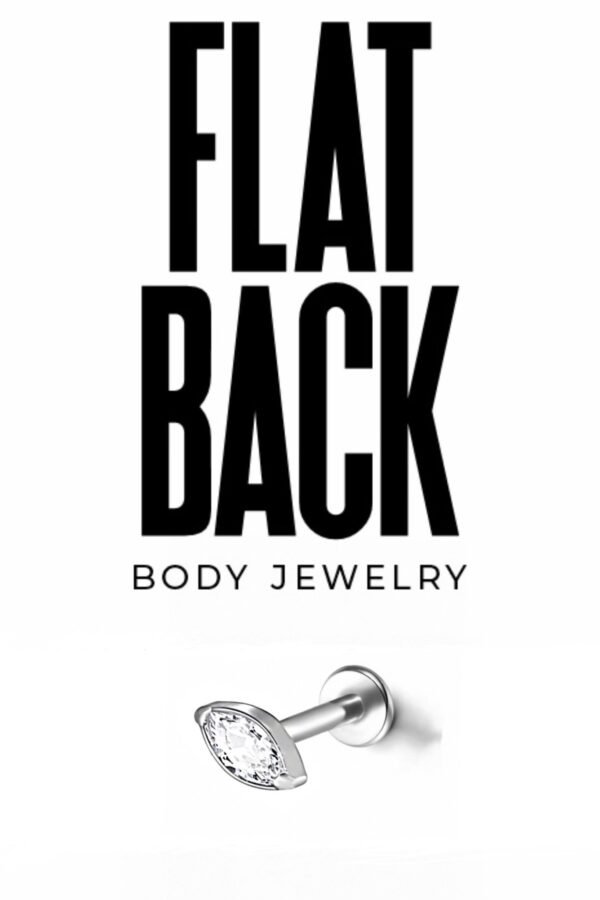 Oval Crystal Flat Back