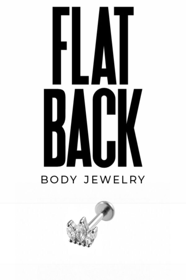 Crown Crystal Flat Back