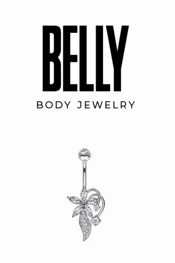 Floral Twist Belly Ring