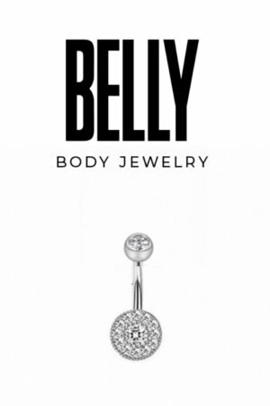 Pave Crystal Belly Ring