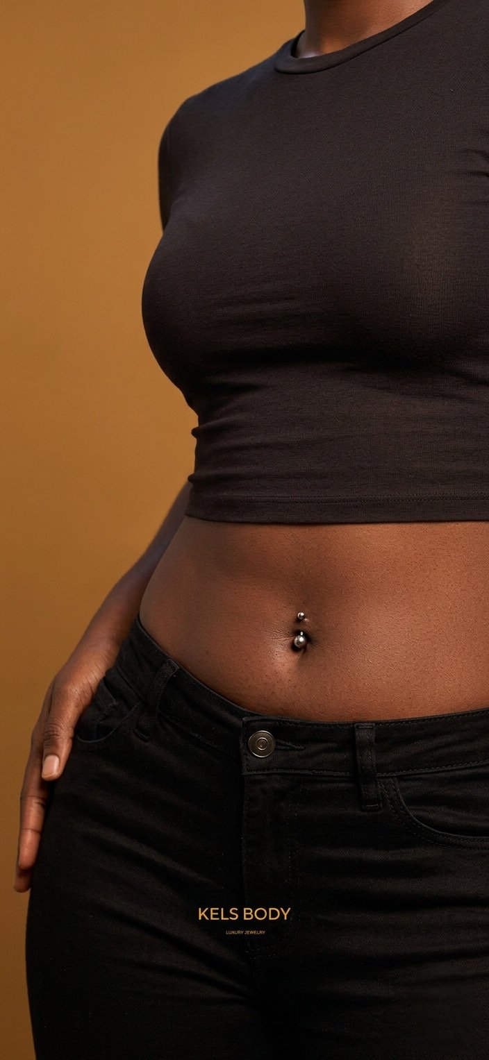 C4B3C834-AAE4-4B29-8FDC-D2C641756A97 Butterfly Drop Belly Ring