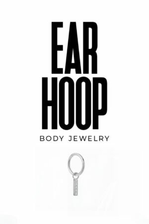 Halo Bar Drop Ear Hoop